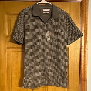 Calvin Klein Gray Men's Polo Shirt